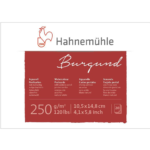HAHNEMUHLE POSTCARDS BURGUND 10.5/14.8CM, 250G, 20L.