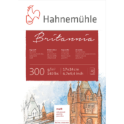 HAHNEMUHLE SKETCHBOOK BRITANIA MATT 300G, 17/24CM, 12L.