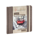HAHNEMUHLE TONED WATERCOLOUR BOOK BEIGE 200G, 14/14CM, 60PAGES