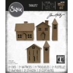 SIZZIX THINLITS CUT DIES - PAPER VILLAGE #2