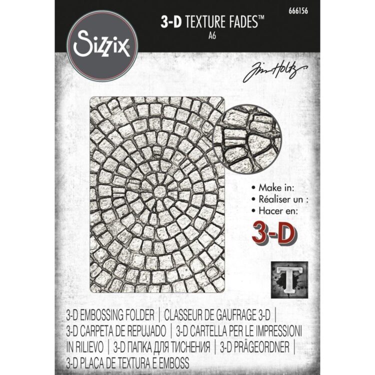 666156 SIZZIX RELIEF FOLDERS 3D - MOSAIC - Image 1