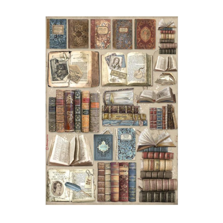 DFSA4755 STAMPERIA DECOUPAGE RICE PAPER A4 - DFSA4755 - Image 1