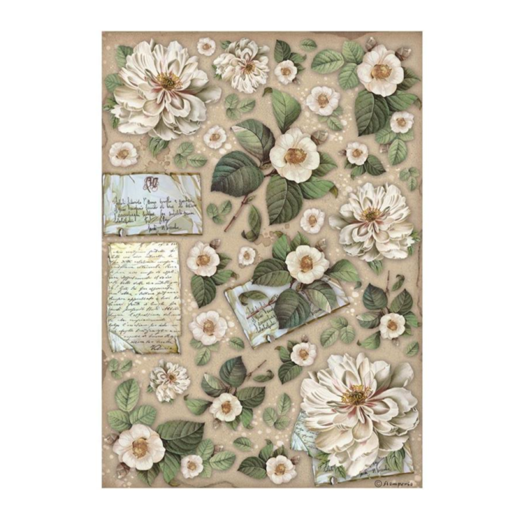 DFSA4757 STAMPERIA DECOUPAGE RICE PAPER A4 - DFSA4757 - Image 1