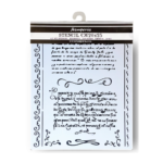 STAMPERIA MEDIA STENCIL - TEMPLATE 20 X 25 CM - KSTD132
