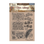 STAMPERIA CLEAR STAMPS 14/18CM - SILICONE PRINT WTK172