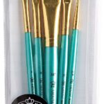 R&L MENTA BRUSHES SYNTHETIC SET 5 PCS RMEN-SET981