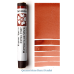 DANIEL SMITH WATERCOLOR STICK - QUINAC BURNT SCARLET 284670015