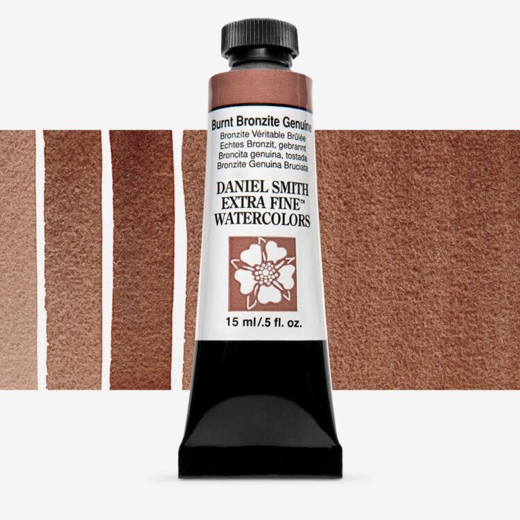 BURNT BRONZITE DANIEL SMITH WATERCOLOR PAINT 15ML - BURNT BRONZITE G 284600204 - Image 1
