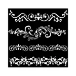 STAMPERIA MEDIA STENCIL - TEMPLATE 18 X 18 CM - KSTDQ-81