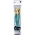 R&L MENTA BRUSHES SYNTHETIC SET 5 PCS RMEN-SET381