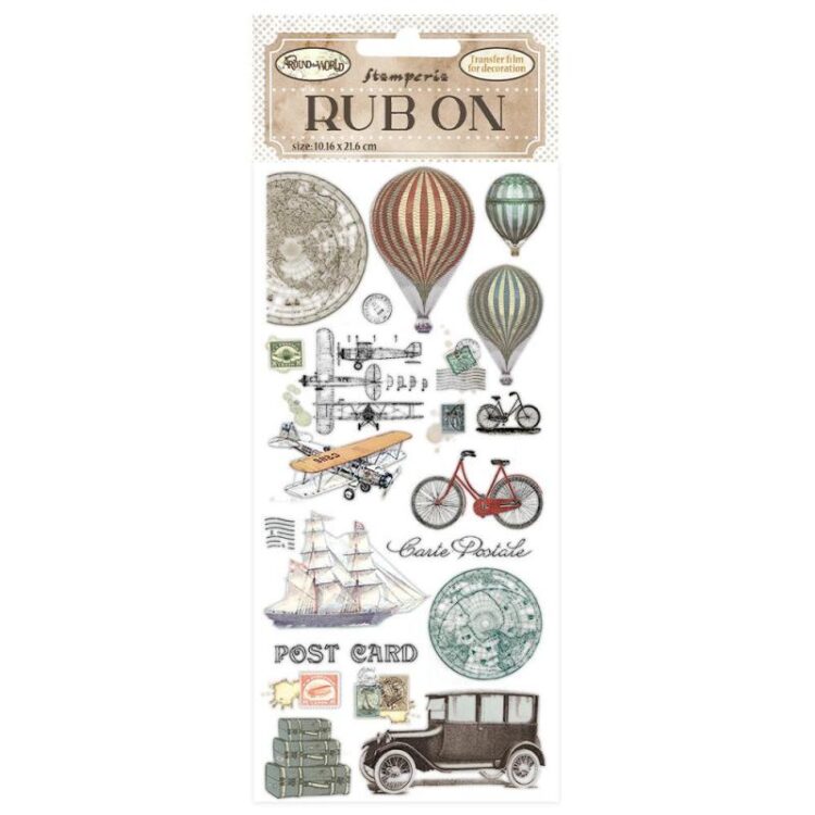 STAMPERIA STICKERS RUB ON 10,16/21,6CM - DFLRB32 - Image 1