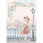 STAMPERIA OH LA LA DECOUPAGE PAPER A4 - DFSA4764