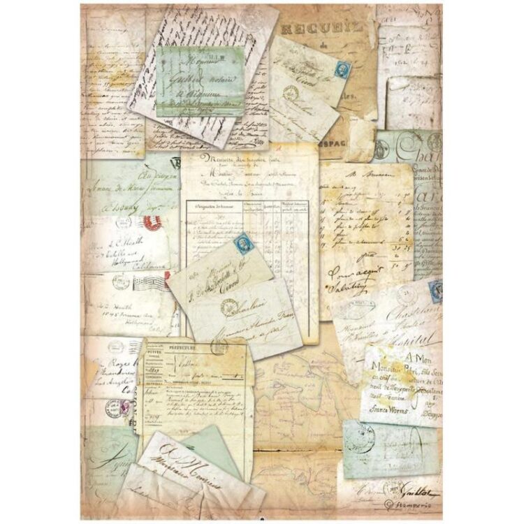 full_DFSA4777_1 STAMPERIA DECOUPAGE RICE PAPER A4 - DFSA4777 - Image 1