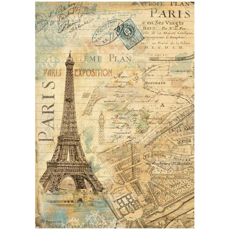 STAMPERIA DECOUPAGE PAPER SELECTION 6PCS. A4 DFSA4XAW - Image 4