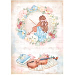 STAMPERIA DECOUPAGE PAPER SELECTION 6PCS. A4 DFSA4XOL - Image 5