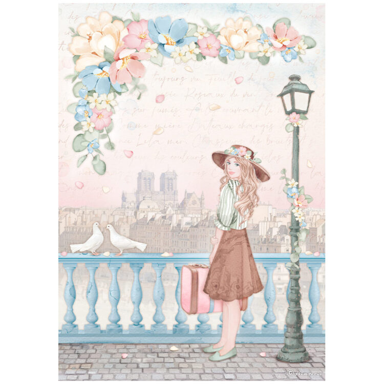 STAMPERIA DECOUPAGE PAPER SELECTION 6PCS. A4 DFSA4XOL - Image 7
