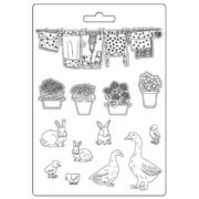 STAMPERIA SUNFLOWER ART SOFT MOULD A5 - K3PTA5651