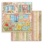 STAMPERIA SUNFLOWER DESIGNER CARDBOARD 30.5/30.5 CM - SBB931
