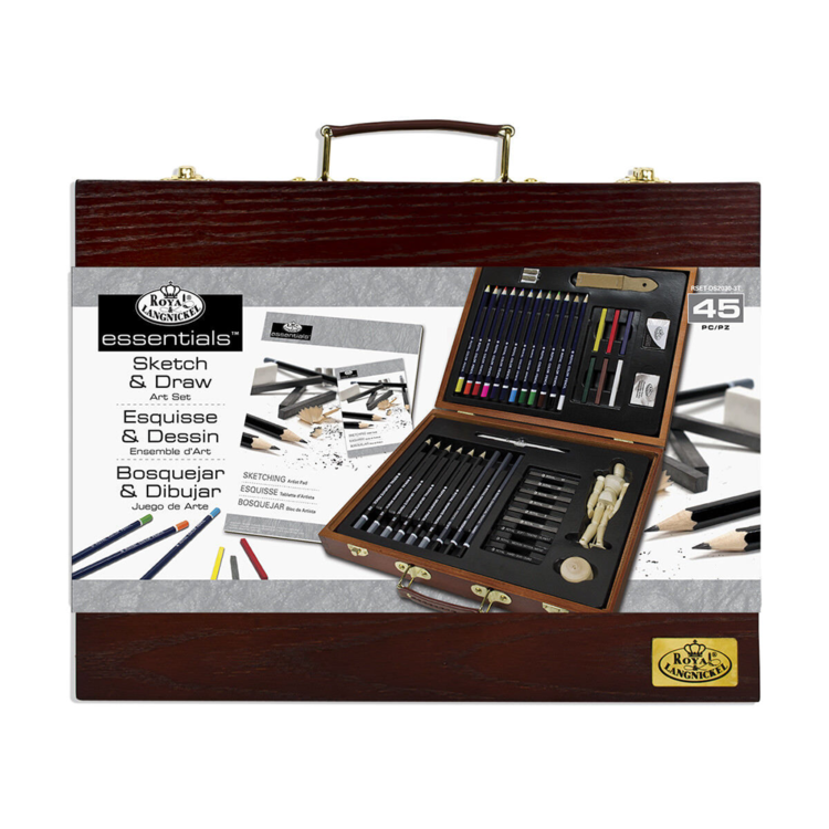 rsetds2030 R&L SKETCH & DRAW KIT 45 PIECES - RSET-DS2030-3T - Image 1