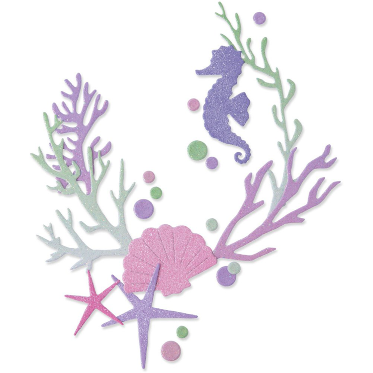 SIZZIX THINLITS CUTTING DIES - CORAL WREATH - Image 2