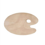 NEWART WOODEN PALETTE OVAL 5 MM 20/30
