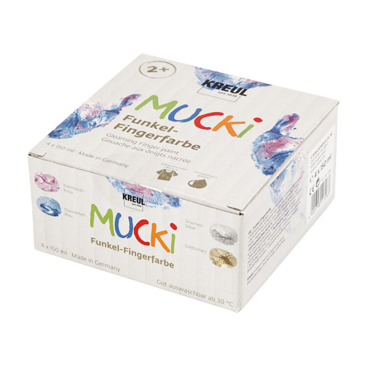 4000798117283 MUCKI FINGER PAINTS 4 CV X 150 ML - 2318 - Image 1