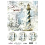 CADENCE DECOUPAGE RICE PAPER A3 - 857