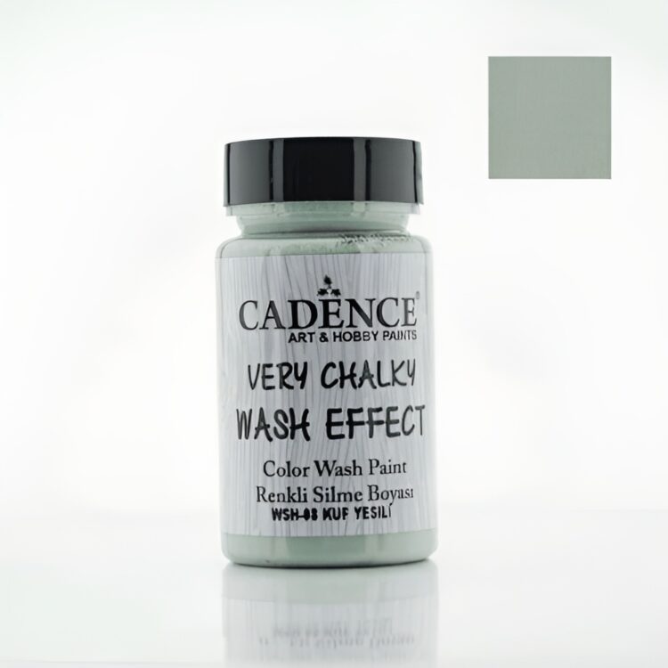 8699036753978 CADENCE VERY CHALKY WASH EFFECT 90 ML - MOLD GREEN WSH-08 - Image 1