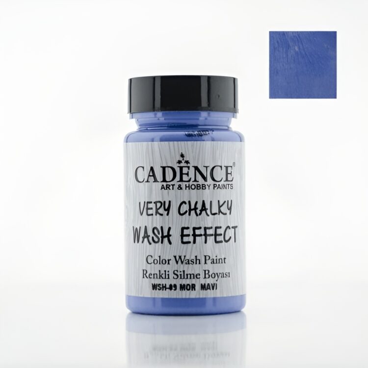 8699036753985 CADENCE VERY CHALKY WASH EFFECT 90 ML - PURPLE BLUE WSH-09 - Image 1