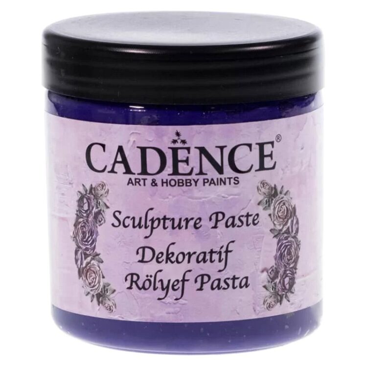 CADENCE EMBOSSED SCULPTURAL PASTE 250 ML. - PURPLE - Image 1