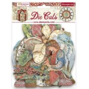 STAMPERIA CHRISTMAS GREETINGS DIE CUTS DFLDC81