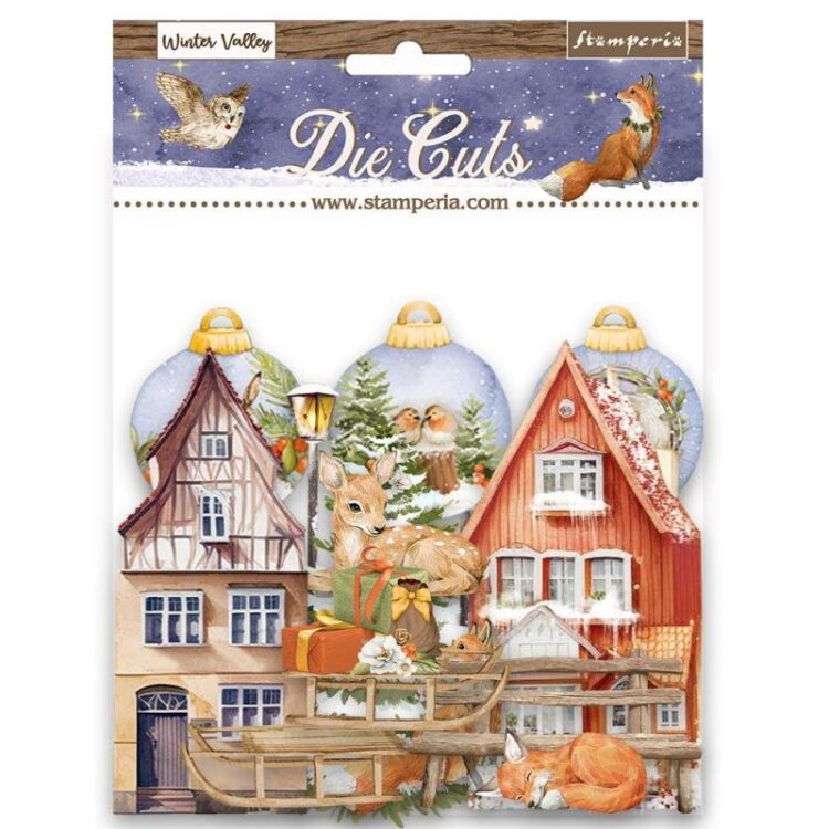 full_DFLDC82_1 STAMPERIA WINTER VALLEY DIE CUTS DFLDC82 - Image 1
