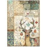 STAMPERIA CHRISTMAS DECOUPAGE RICE PAPER A4 - DFSA4793