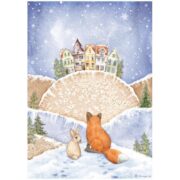 STAMPERIA WINTER DECOUPAGE RICE PAPER A4 - DFSA4797
