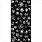 STAMPERIA CHRISTMAS PATTERN 12 X 25 CM - KSTDL82