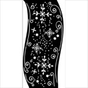 STAMPERIA CHRISTMAS PATTERN 12 X 25 CM - KSTDL83