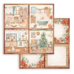 STAMPERIA CHRISTMAS DESIGNER CARDBOARD 30.5/30.5 CM - SBB950