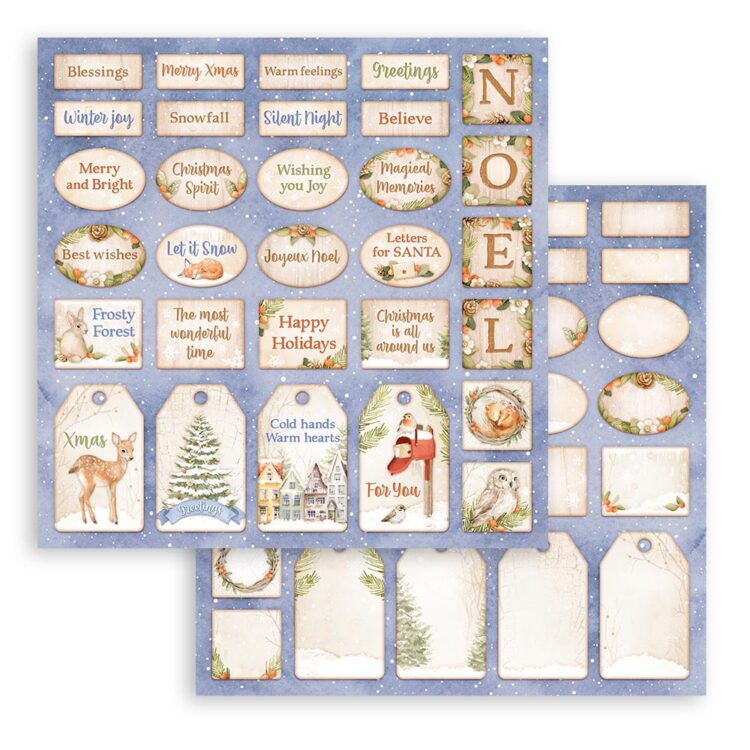 STAMPERIA WINTER DESIGNER BLOCK 30.5/30.5CM - SBBL139 - Image 30