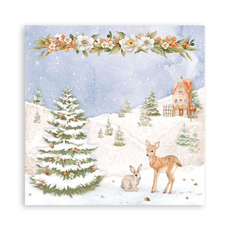 STAMPERIA WINTER DESIGNER BLOCK 30.5/30.5CM - SBBL139 - Image 7