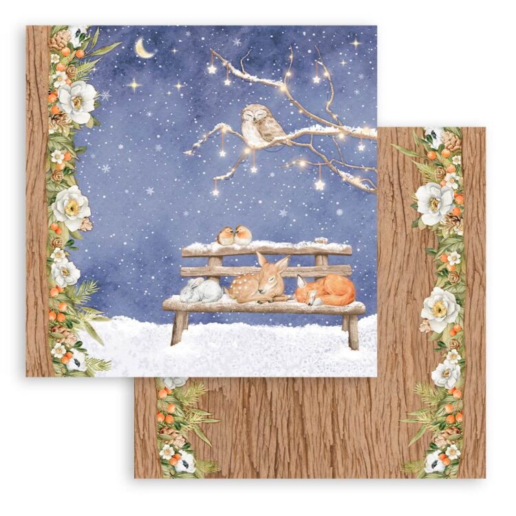 STAMPERIA WINTER DESIGNER BLOCK 30.5/30.5CM - SBBL139 - Image 18