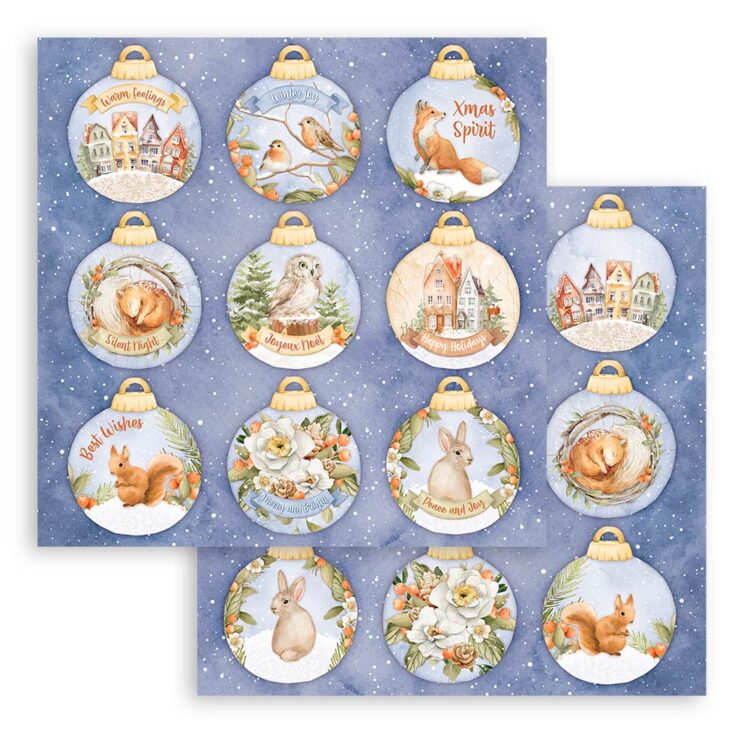 STAMPERIA WINTER DESIGNER BLOCK 30.5/30.5CM - SBBL139 - Image 21