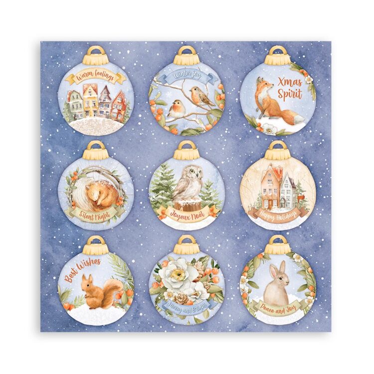 STAMPERIA WINTER DESIGNER BLOCK 30.5/30.5CM - SBBL139 - Image 22