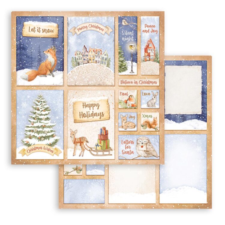 STAMPERIA WINTER DESIGNER BLOCK 30.5/30.5CM - SBBL139 - Image 24