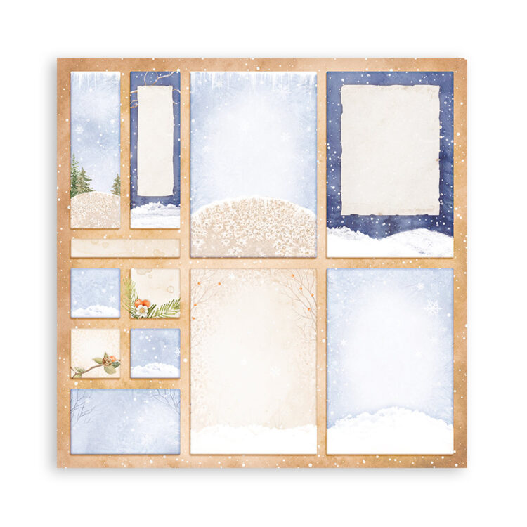 STAMPERIA WINTER DESIGNER BLOCK 30.5/30.5CM - SBBL139 - Image 26