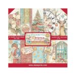 STAMPERIA CHRISTMAS DESIGN BLOCK 20.3/20.3 CM - SBBS86