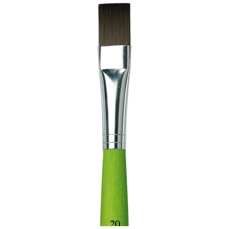 DA VINCI BRUSH FIT SYNTHETICS 374 FLAT No20 - Image 1
