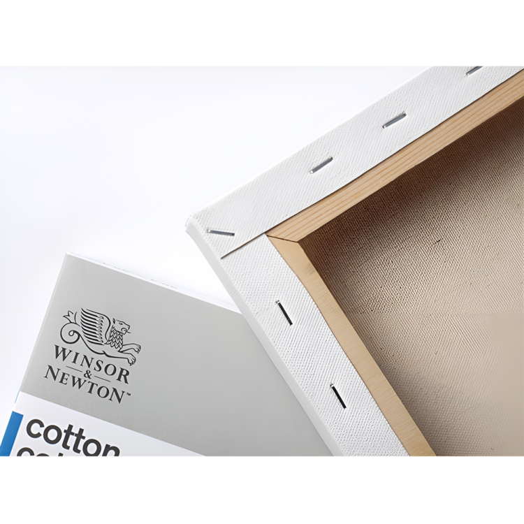 1 W&N 100/70 PRIMED CANVAS WITH WEDGE SUBFRAME 350 G - Image 1