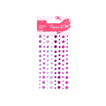 PAPERMANIA PEBBLES SELF-ADHESIVE 104 PCS. PINK PMA 351417