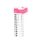 PAPERMANIA PEBBLES SELF-ADHESIVE 104 PCS. MONOCHR PMA 351418
