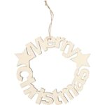 CREATIV CHRISTMAS DECORATION MERRY CHRISTMAS 22CM - 56922